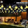 Outdoor Solar Crystal Ball Lights Waterproof Solar Decorative Ball for Garden Patio Decor Creates a Romantic And Warm Atmosphere