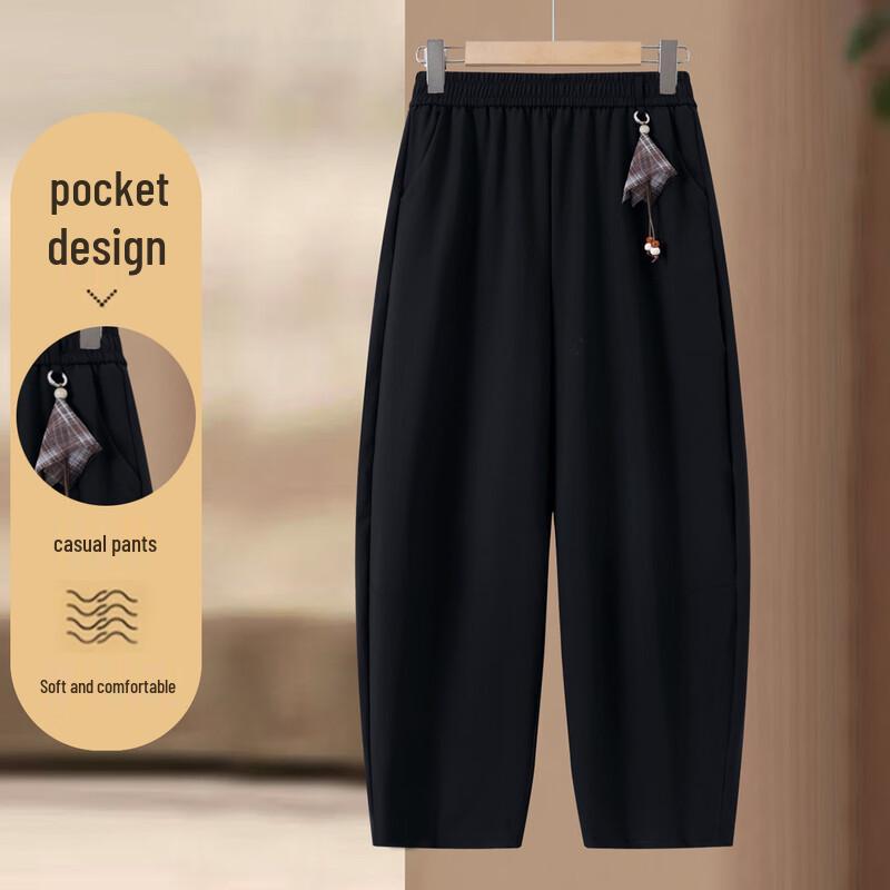 Xihui Women s Summer Casual Straight-Leg Trousers 2XL