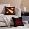 Popular Game Cool DotaD 2 Cushion Cover Pillowcase Short Plush Invisible Zipper Room Sofa Cushion Cover