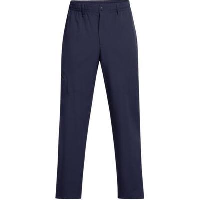 Proste Wygodne Jednokolorowe Spodnie Treningowe z Prostymi Nogawkami Męskie dołu Granatowy 1388824-410