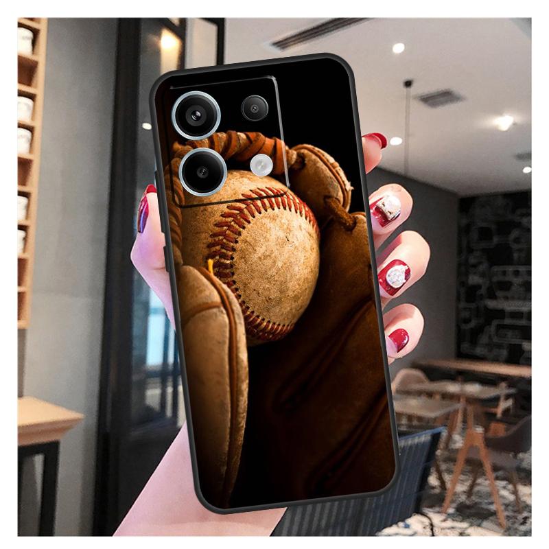 Baseball Case For Xiaomi Redmi 12 13 C 9C 10C Redmi Note 13 Pro 9 10 11 12 9S 10S 11S 12S Back Cover