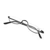May Flower Cat Eye Reading Glasses Metal Half Frame Presbyopic Glasses Ultra-Light Small Rimless Hyperopia Spectacles Readers +2