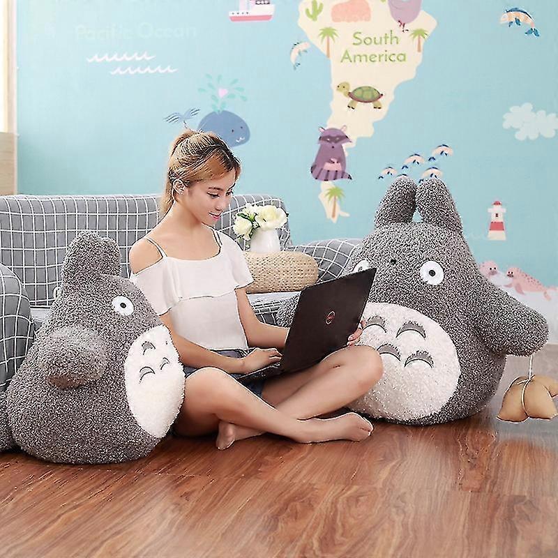 Peluche gigante di Totoro da 20 cm, giocattolo del cartone animato Tonari No Totoro, cuscino di peluche, adorabili bambole di peluche per bambini e bambine, regalo di compleanno.