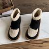Winter Women's Snow Boots Fashion Retro Warm Cotton Booties Outdoor Comfort Suede Plush Casual Women's Ankle Boots Botas Mujer