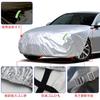 ANBEN Car Hood Thick and Protective Hood Cover with Fleece Headlight Sun and Protection with Fluorescent Reflective Size for SUVs and Cover, Durable,