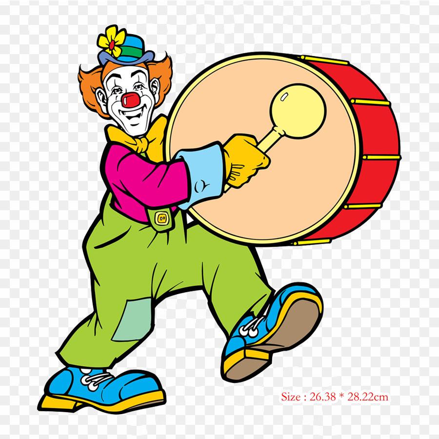 

Джокер клоун мультфильм термопереносная печать виниловые нашивки наклейки для одежды DIY аппликации моющиеся нашивки