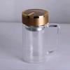 Tianyi Double-Layer Glass Tea Cup with Logo and High Borosilicate Design