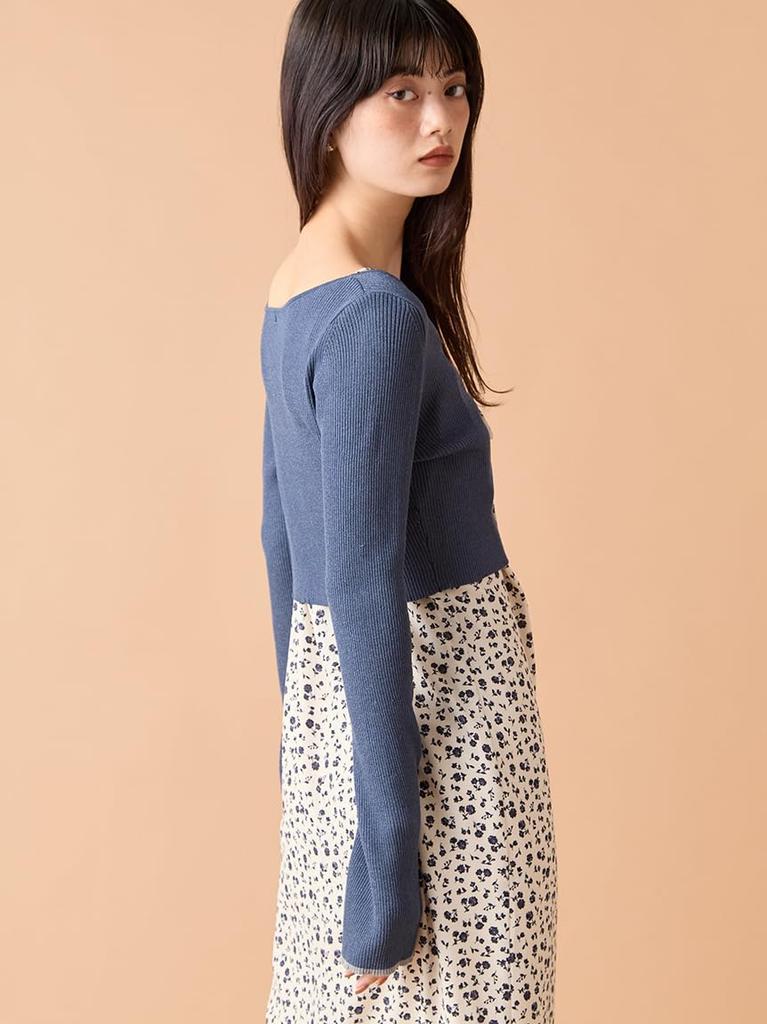 Knit Cardigan Cami Dress LWFO254101NVY1