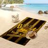 Asciugamano da Spiaggia Personalizzato Boston Bruins, Stampa il Tuo Nome Testo Asciugamano Leggero Assorbente per Nuoto Viaggio