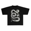 2025 Inverno Autunno Saldo Caldo Maglietta a Maniche Corte Larga Casual Marca di Lusso T-shirt Tendenza Skade per e Top Grafici(10)