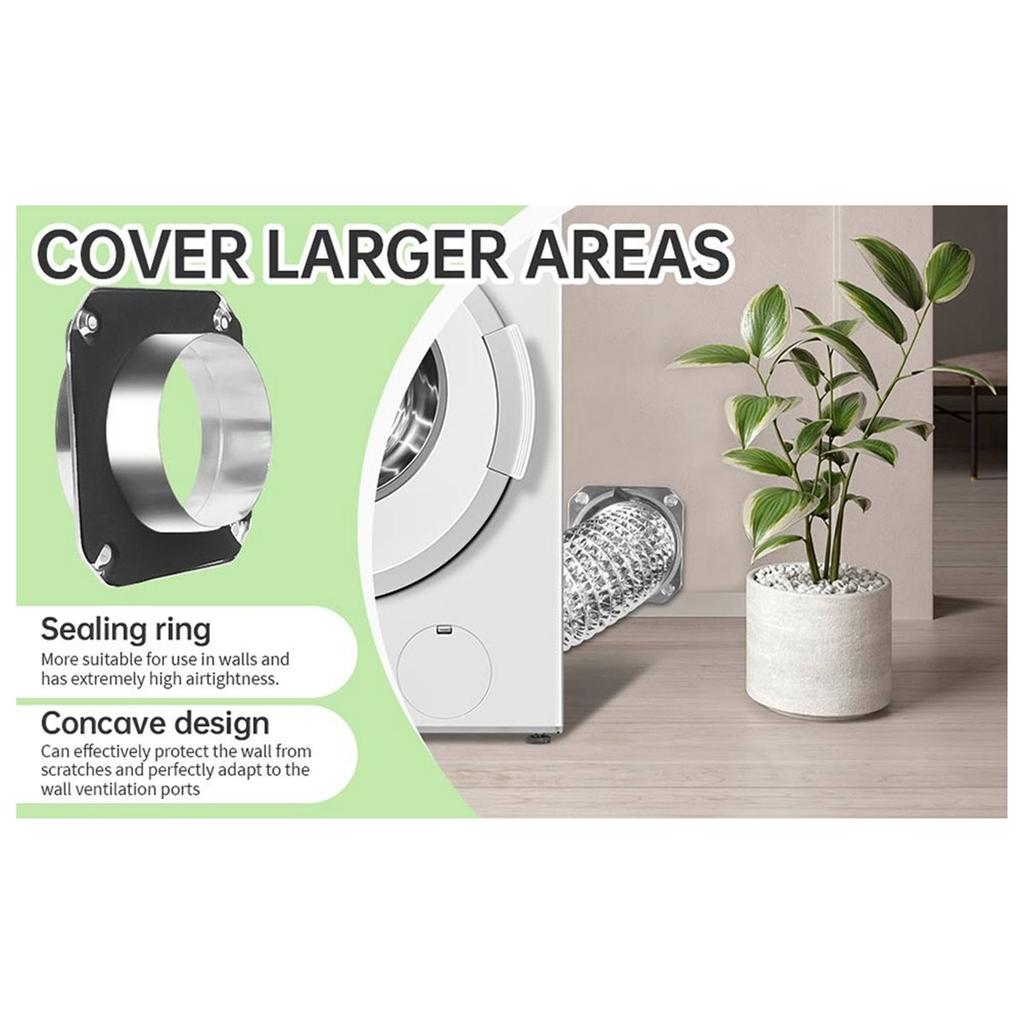 2026 New Magnetic Dryer Vent Connector Kit DV180 Magnetic Dryer Vent with Aluminum Alloy Shell, Includes 3.3ft Hose & Clamps