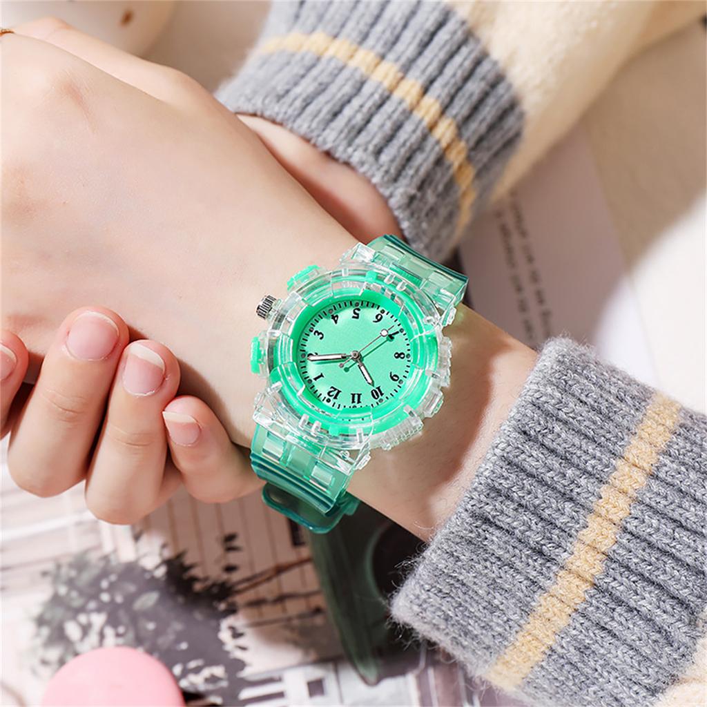 Vattentät Lyser Upp Löpning Väckarklocka Klocka för Herrar