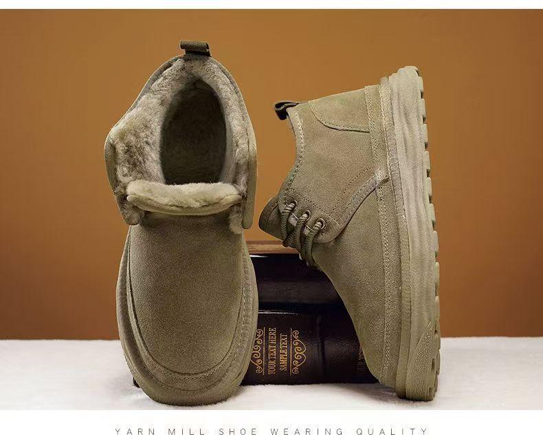 Unisex Thick Sole Snow Boots - Warm, Stylish Northeast Cotton Footwear