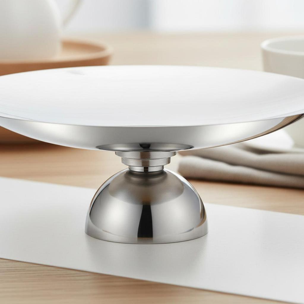 Stainless Steel Fruit Dish Multi-Purpose Tableware Mirror Finish for Living Room