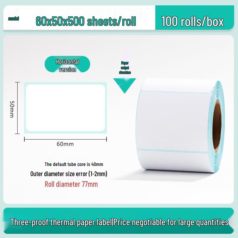 100x150 Self-Adhesive Thermal Paper Labels for Logistics