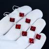 Red Garnet Gemstone Earrings, 925 Sterling Silver Earrings, Handmade Silver Earrings For Gift, Red Garnet Dangle Earrings Birthday Gift
