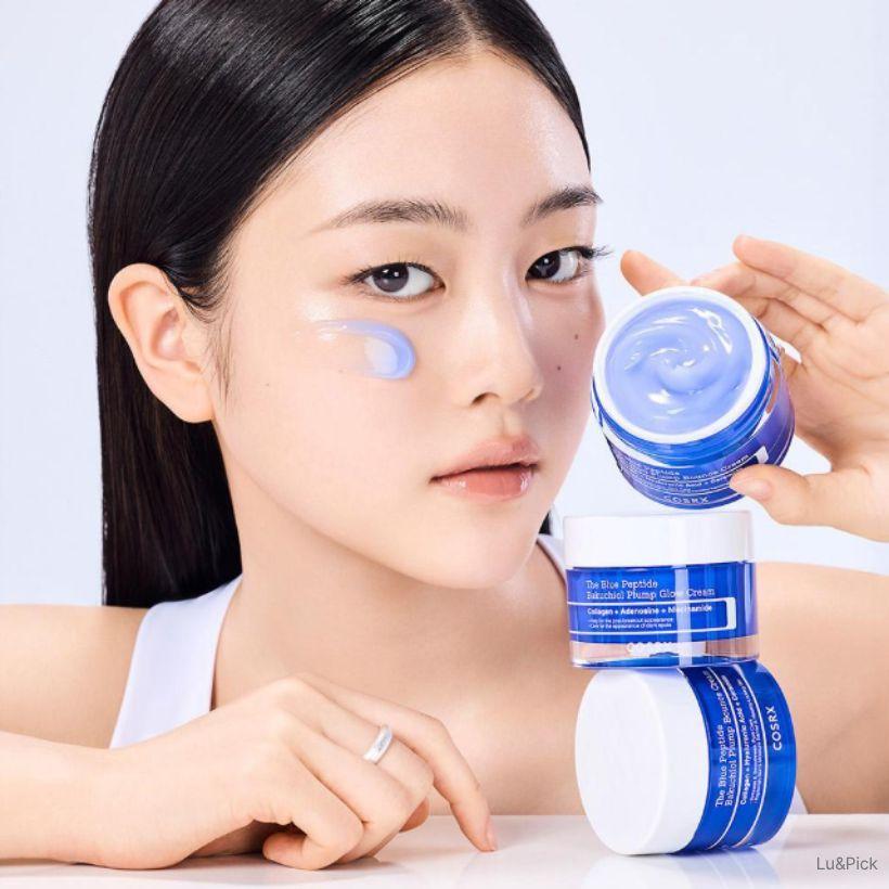 COSRX The Blue Peptide Bakuchiol Plump Routine Set (Serum 50ml + Cream 50g) (+Free Gift)