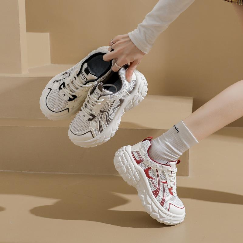 New Dad Shoes Women's Autumn Student Sports Running Casual Shoes Platform Heightening Shoes 8