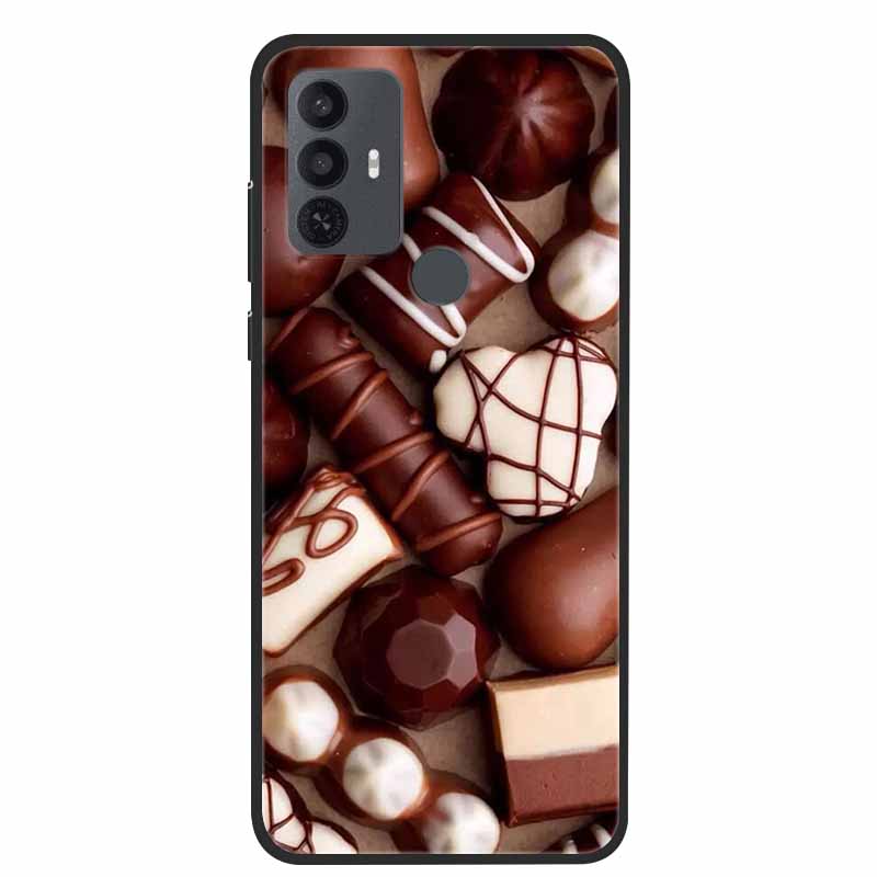 For TCL 30 SE Case Luxury Soft Silicone Protective Animals Phone Cover for TCL 305 306 Case 30SE TPU Funda for TCL30SE Cartoon