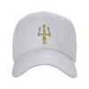 Poseidon trident forkking of sea Baseball Cap Funny hats sun hat Golf Unisex Womens