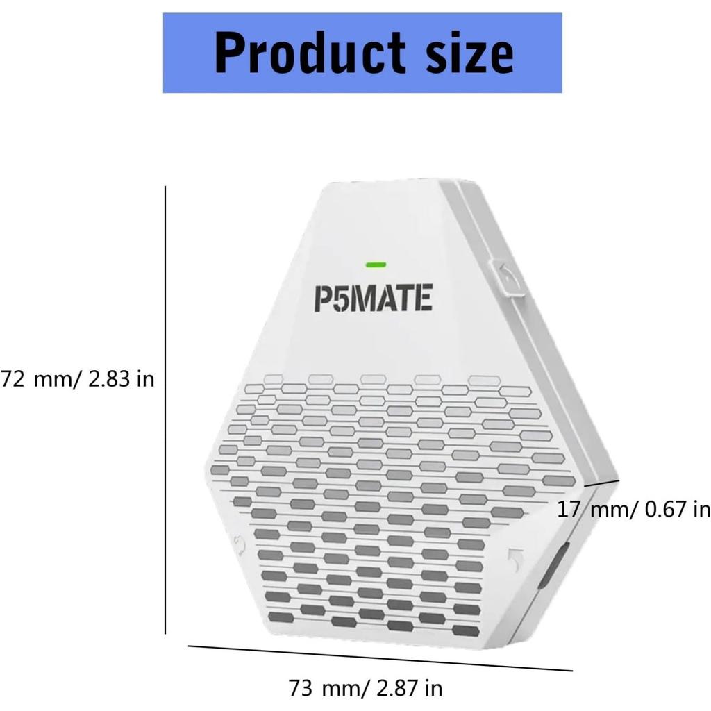 P5 Mate USB adaptér pro PS5/PS5 Slim Gaming Converter Příslušenství Hry pro více hráčů, nízká latence, podpora více ovladačů/periferií/náhlavních souprav/atd.