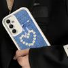 Phone Case for Samsung Galaxy A17 A16 A15 A14 A13 Retro Denim Pattern A56 A36 A26 A55 A35 A25 A54 A34 A24 A53 A33 A23 A07 A06