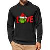 Men's Print Hooded Sweatshirt Long-Sleeve Casual Pullover Hoodie Hooded Sweatshirt