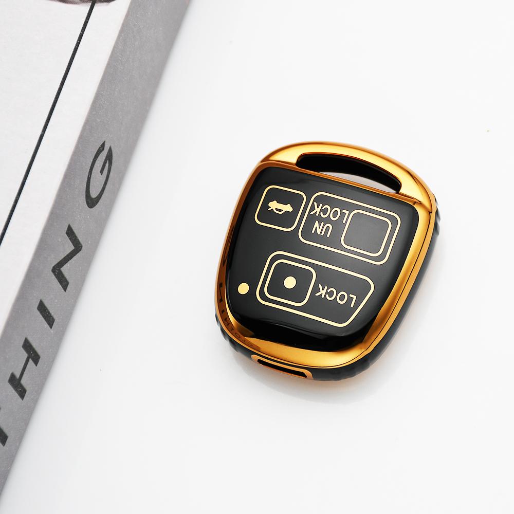 Shell For Toyota RAV4 Prado Previa Avensis Camry Corolla Cruiser 2/3 Buttons TPU Car Remote Key Cover Case for Lexus LX LS RX SC