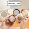 2-In-1 Mini Folding Hair Brush with Makeup Mirror Portable Travel Air Cushion