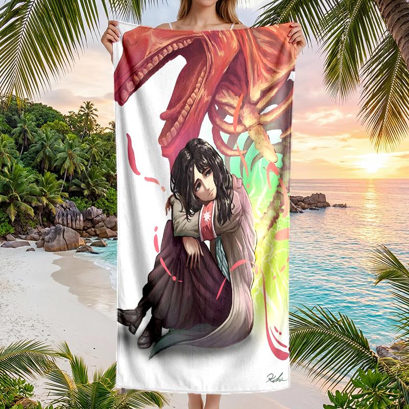 Pieck Fashion Beach Towel: Ideal for Summer Adventures Soft, absorbent and quick drying suitable for swimming and bathing