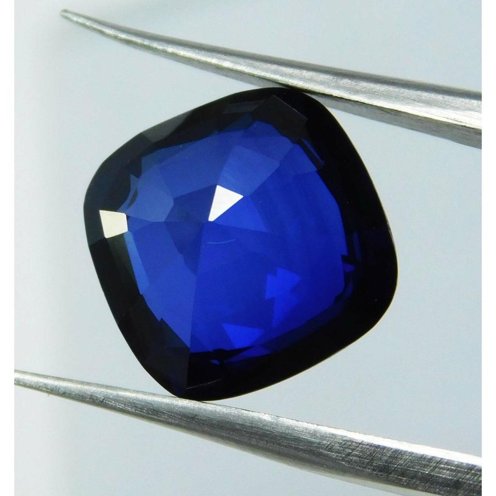 Natural Blue Sapphire Loose Gemstone 5.00 Ct Square Cushion Shape September Birthday Birthstone