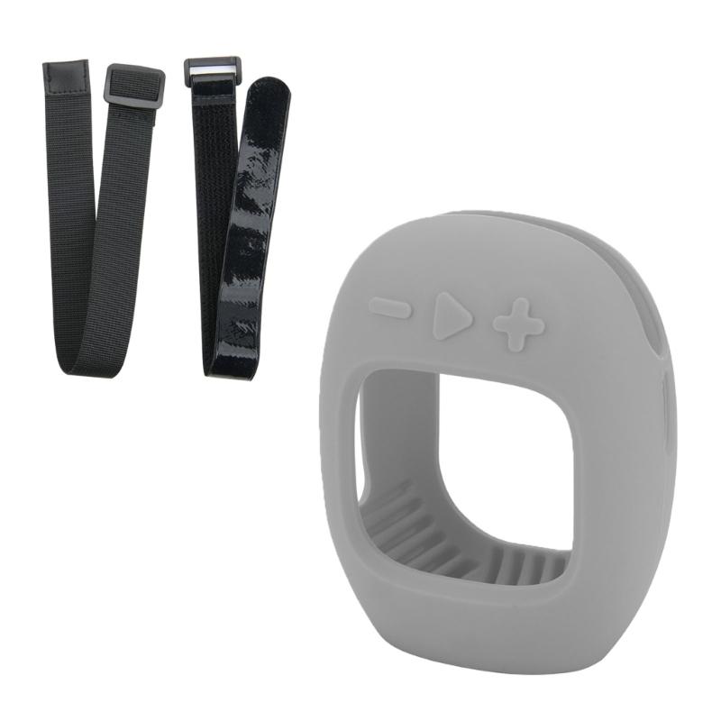 AntiScratch Silicone Sleeve for Clip 5 Travel Bluetooth-compatible Speaker Case with Carabiner Clip серый