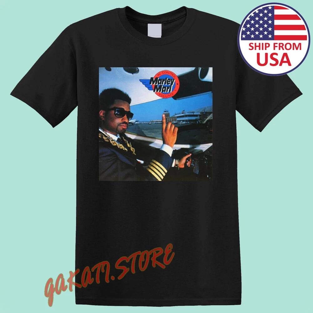

Marley Marl In Control Volume 1 Men s Black Size S-5XL 4XL