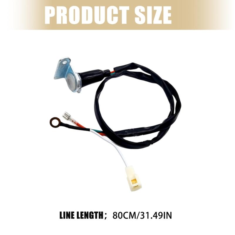 Professional Heavy Duty 1 Touch Starter Switches Easy Installation 80cm Connection Cable For Air Cooled Fuels Engines