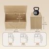 100L Storage Chest w/ Safety Hinge 80 x 40 x 45 cm Nature Wood