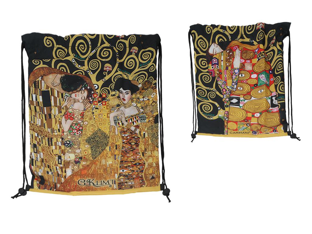 Worek Na Plecy Plecak Gustav Klimt Kolaż Malarstwo Sztuka Prezent Carmani