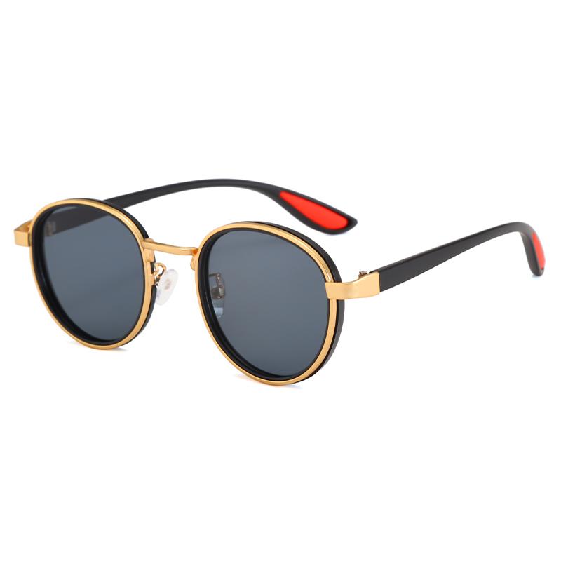 Vintage Punk Round Sunglasses Women Men Fashion Luxury Brand Designer Sun Glasses Leisure Outdoor Travel Man Glasses Uv400