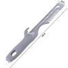 2Pcs Paint Paddle Manual Paint Mixer Reusable Plastering Handheld Paint Stirrer Gray Compact Paint Brush Comb