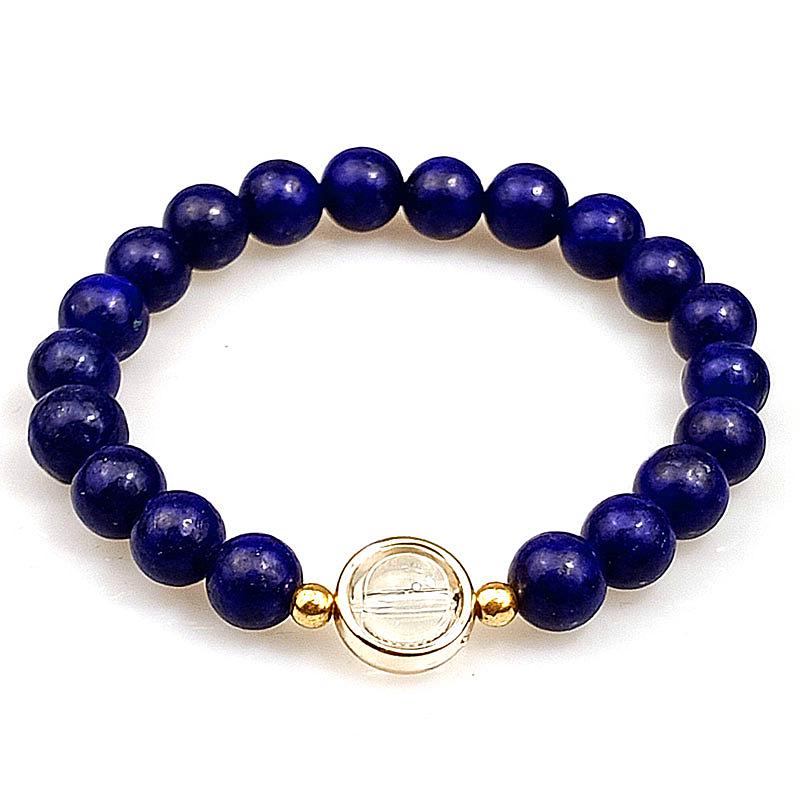Natural Obsidian Bracelet with Red Agate, Green Peacock, Tiger Eye, and Zodiac Stones for Luck