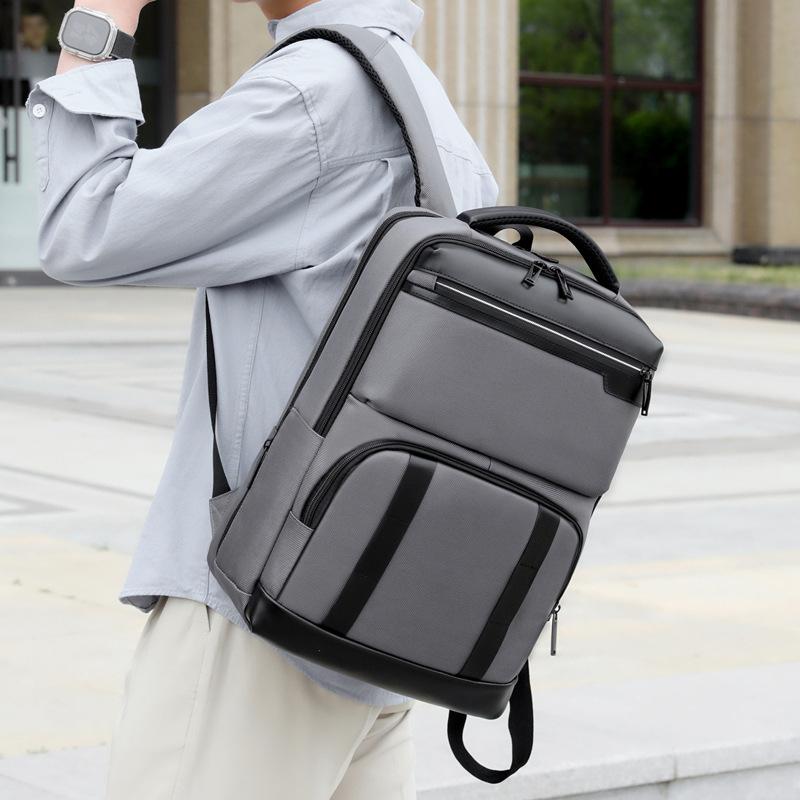 Men's Business Backpack Casual Fashion College Student Schoolbag Men's Waterproof Computer Backpack