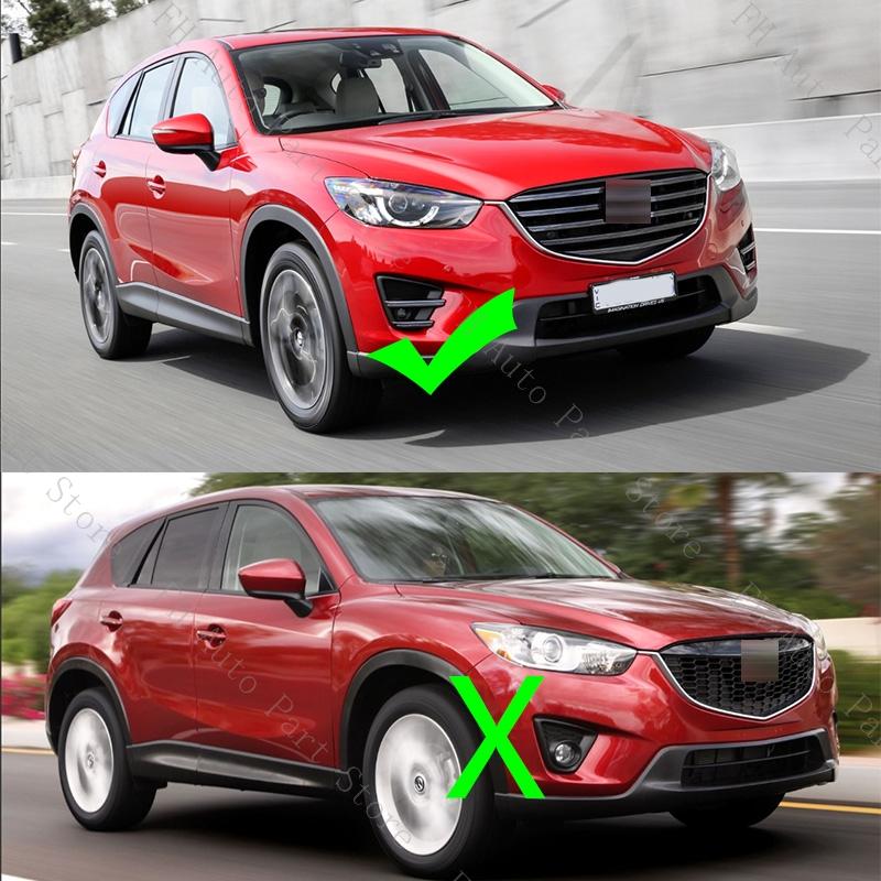Für Mazda CX-5 CX5 2015 2016 Frontstoßstange Nebelscheinwerfer Lichtabdeckung Rahmen Nebelscheinwerfer Nebellampe Zierleiste Deckel Blende Motorhaube KA0J50C21A KA0J50C11A