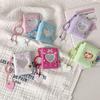 Cute Photo Album PVC Cute Portable Waterproof Scrapbook Photo Storage Card Holder With Keychain For Kids Teens Adults Birthday