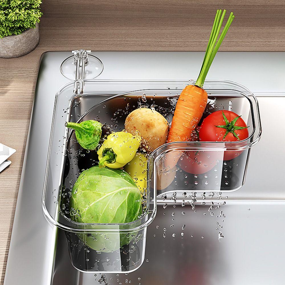 Rotating Sink Drain Racks Multi Functional Sponge Holder Durable Storage Basket  Bathroom