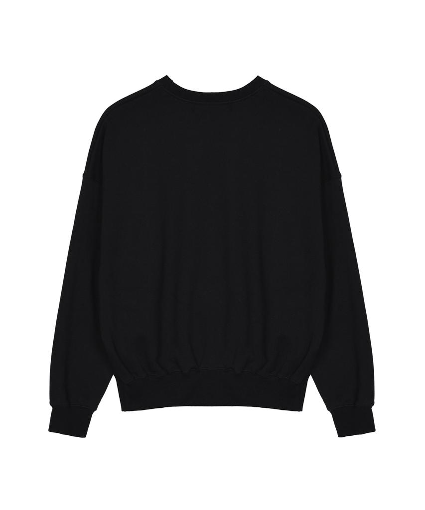 Nigaennikol Butterfly Rose Signature Sweatshirt_Black White