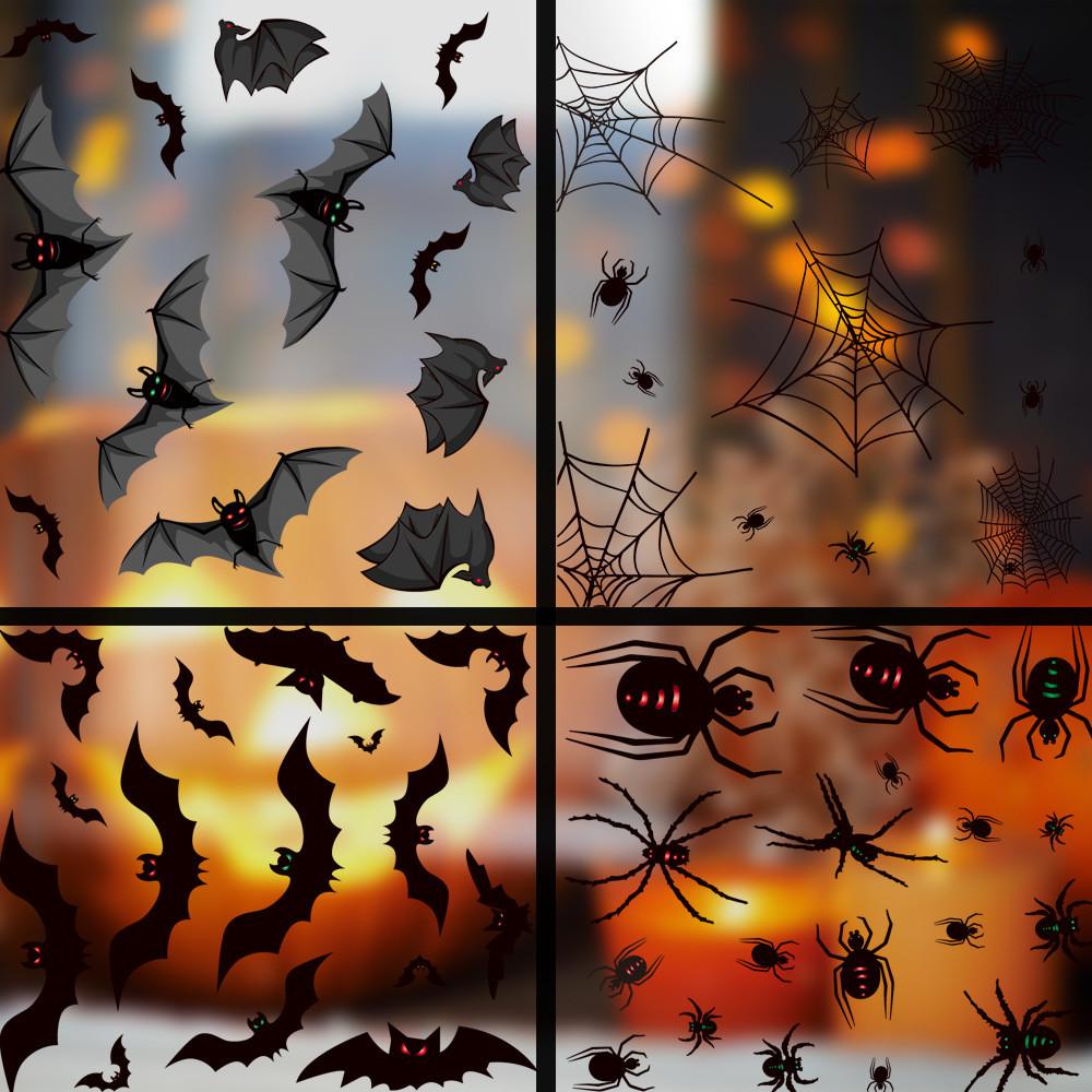 Stylish Halloween Bat Window Clings For Hauntingly Beautiful Indoor Decor