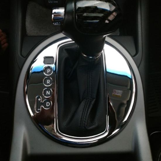 Bright Silver Car Automatic Gear Shift Panel Cover For Kia Sportage 2010-15 LHD