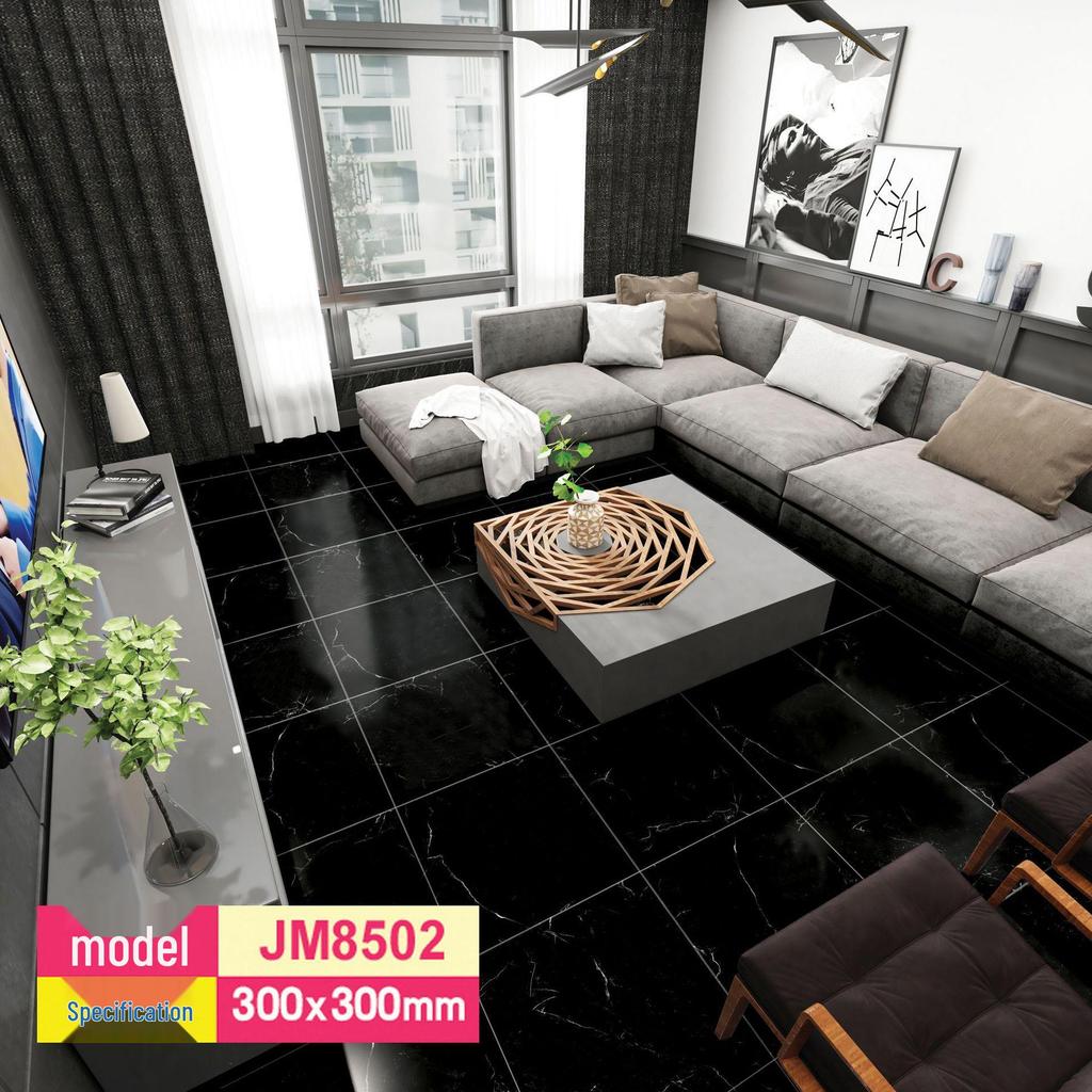 Self-Adhesive PVC Marble Tile Sticker - SPC Stone Plastic Flooring for Home Renovation