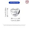 9 Sterling Silver Beaded Accessories Love Beads Suitable For Diy Bracelet Necklace Bead Making