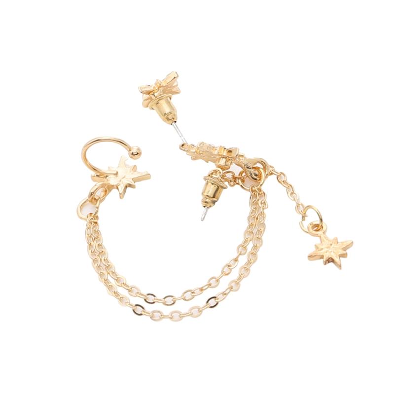 One-piece Star Ear Cuff Earrings