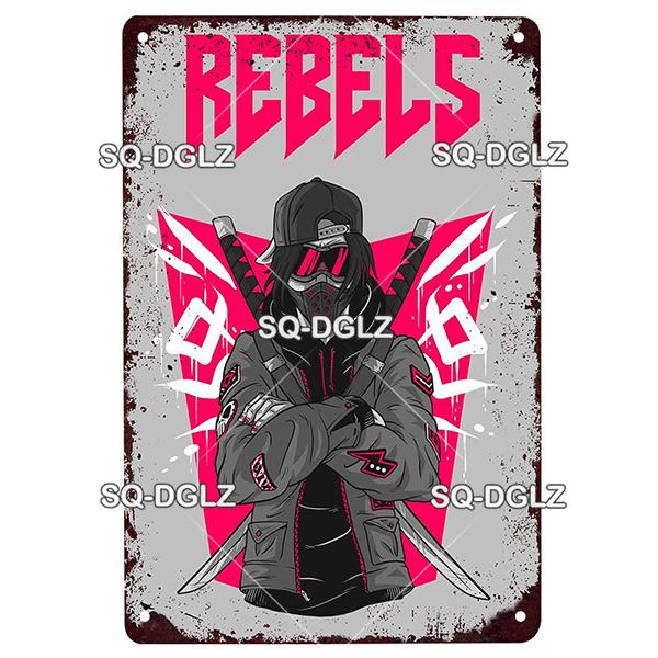 Game Rules Metal Sign Metal Poster Tin Sign Plaque Metal Vintage Wall Decor for Bar Pub Club Man Cave Metal Signs(20x30cm)